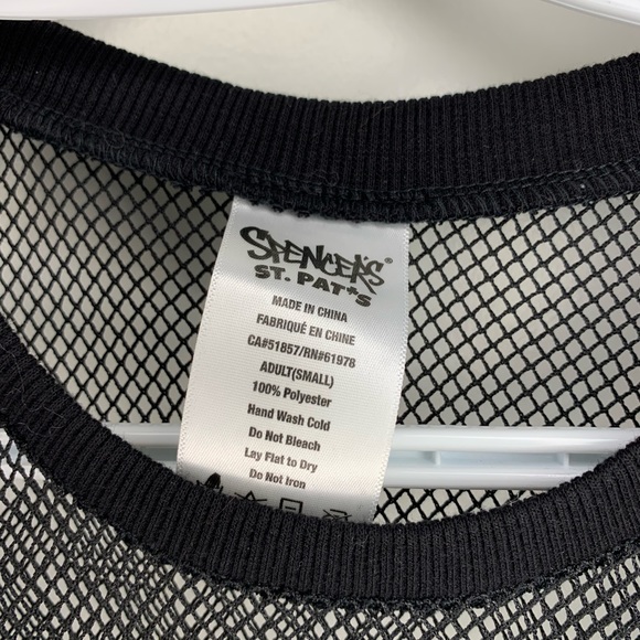 St. Patrick’s day night out fish net shirt - Picture 2 of 2